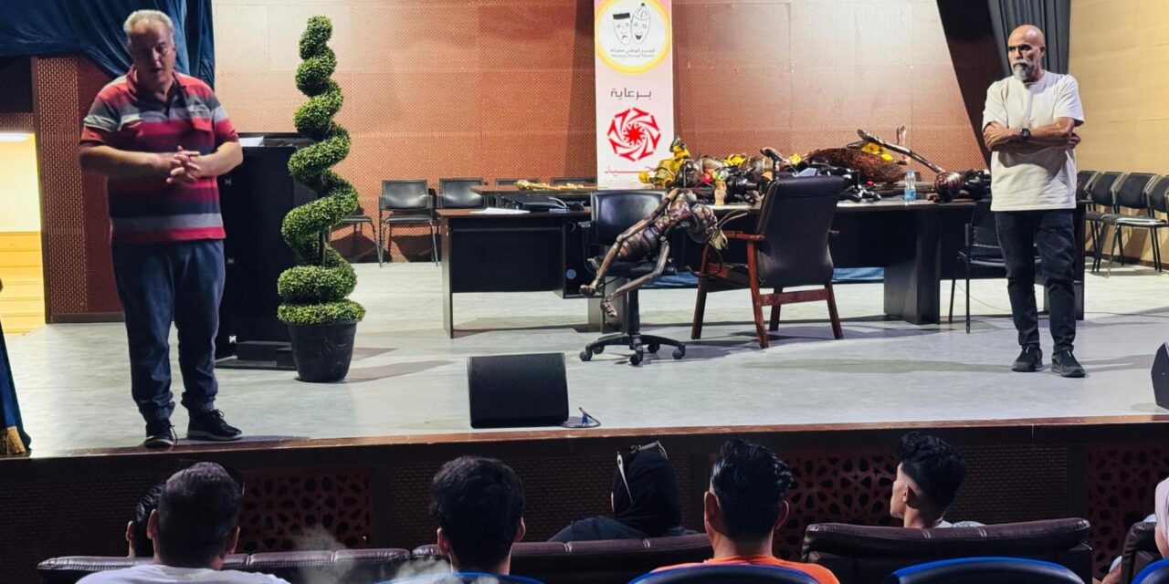 تحريك العرائس والدمى لاول مرة في مسرح مــــــصراتة